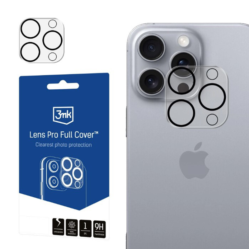 Obrazek 3MK LENS PROTECTION PRO FULL COVER IPHONE 16 PRO/16 PRO MAX