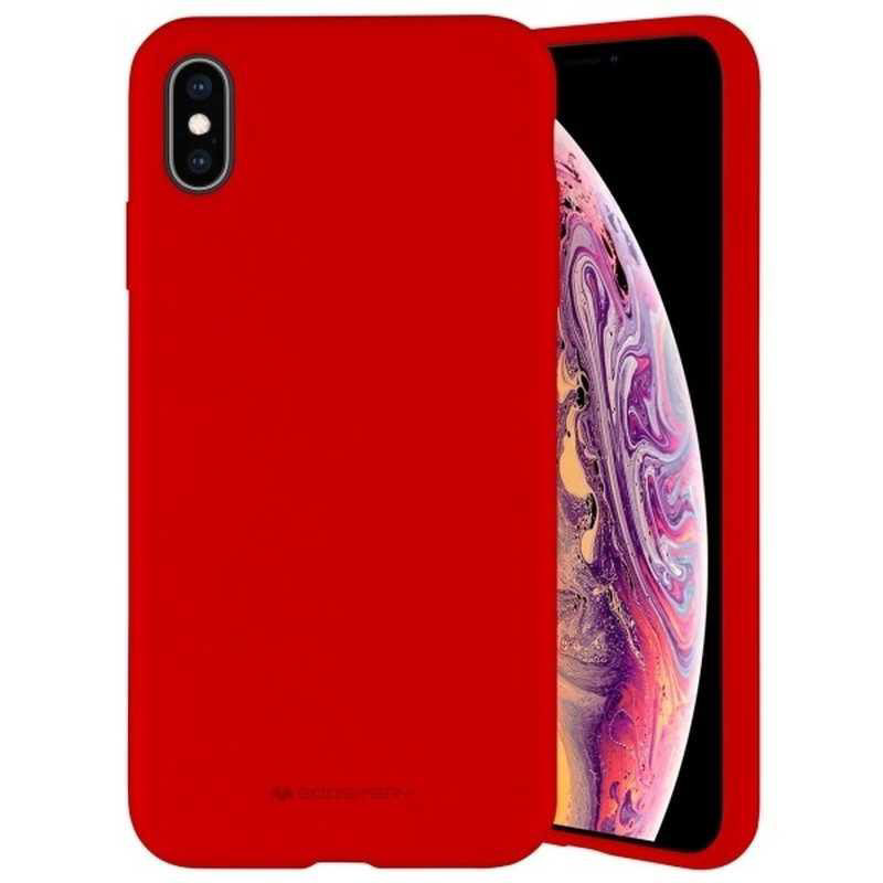 Obrazek Mercury Silicone Case Samsung A55 RED / CZERWONY