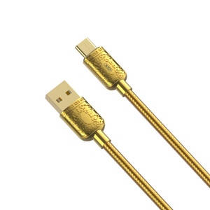 Obrazek XO KABEL NB216 USB/USB-C 1m 2,4A złoty