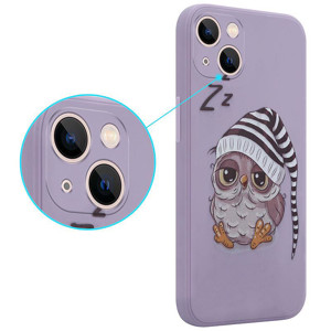 Obrazek MX OWL SLEEPY IPHONE 11 PRO MAX PURPLE / FIOLETOWY