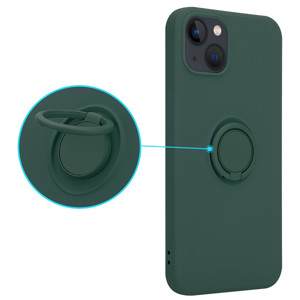 Obrazek Etui Silicon Ring do Iphone 12 PRO MAX zielony