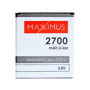 Obrazek Bateria MAXXIMUS Samsung J3 2016 2700mAh EB-BG530BBC