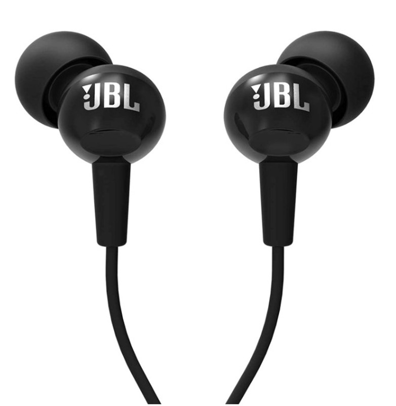 Obrazek C100SI JBL zest.słuch. black douszne jack 3.5mm