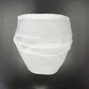 Obrazek Maseczka laminat filtracyjny medyczny kolor naturalny - ciemno biały