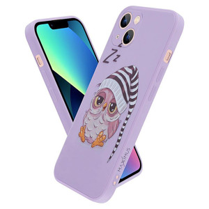 Obrazek MX OWL SLEEPY IPHONE 11 PRO MAX PURPLE / FIOLETOWY