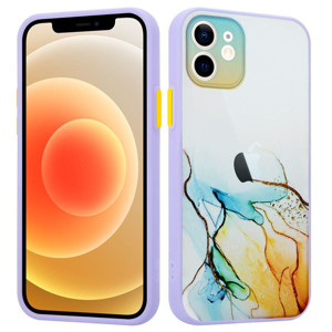 Obrazek MX AQUARELLE IPHONE XS MAX ŻÓŁTO-NIEBIESKI / YELLOW-NAVY