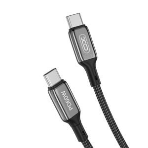 Obrazek XO KABEL NB-Q180B PD USB-C/USB-C 60W 1m Czarny