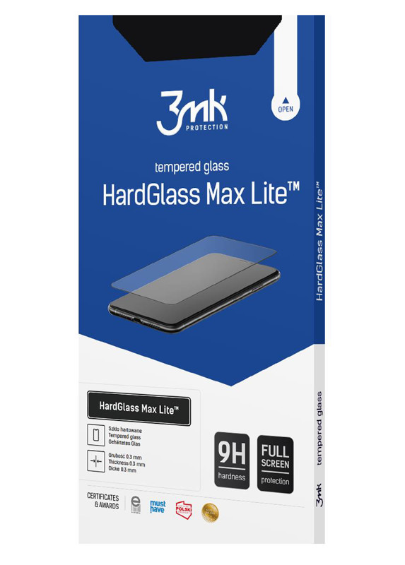 Obrazek 3MK HARD GLASS MAX LITE SAMSUNG M22 BLACK