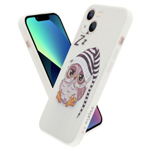 Obrazek MX OWL SLEEPY IPHONE 11 PRO MAX BEIGE / BEŻOWY