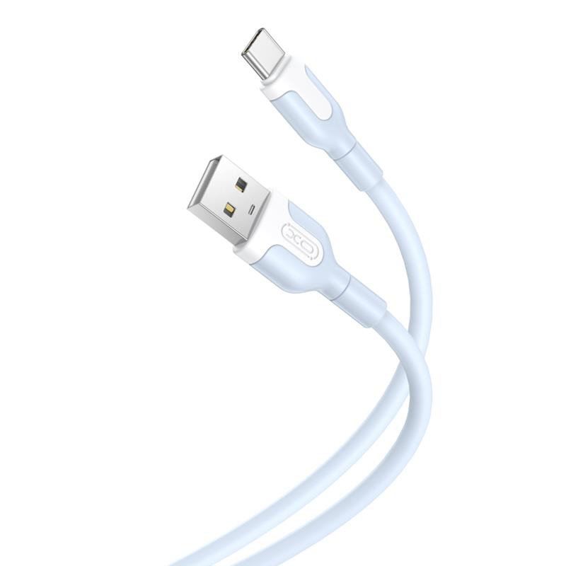 Obrazek XO KABEL NB212 USB-USB-C 2,1A BLUE 1M