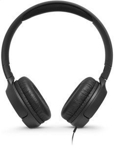 Obrazek T500 JBL zestaw słuchawkowy black przewodowe
