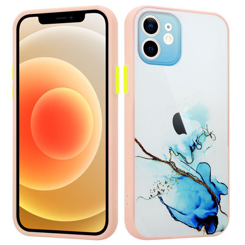 Obrazek MX AQUARELLE IPHONE XR NIEBIESKO-BIAŁY / NAVY-WHITE