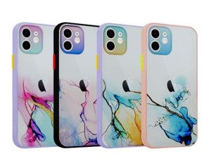 Obrazek MX AQUARELLE IPHONE XR NIEBIESKO-BIAŁY / NAVY-WHITE