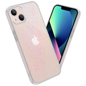 Obrazek MX HOLO HEART IPHONE X/XS CLEAR / PRZEŹROCZYSTY