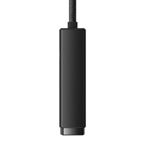 Obrazek HUB SIECIOWY BASEUS LITE USB RJ45 1000Mbps BLACK
