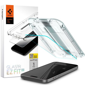 Obrazek SPIGEN GLAS.TR EZ FIT IPHONE 15 + ADAPTER