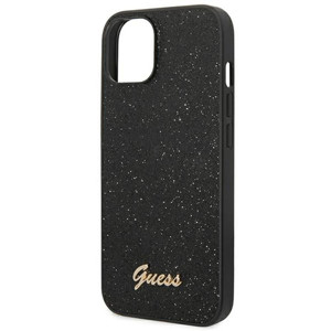 Obrazek GUESS IPHONE 14 PLUS GLITTER FLAKES GUHCP14MHGGSHK CZARNY/BLACK