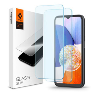 Obrazek SPIGEN GLAS.TR SLIM Samsung A14 5G CLEAR 2-PACK