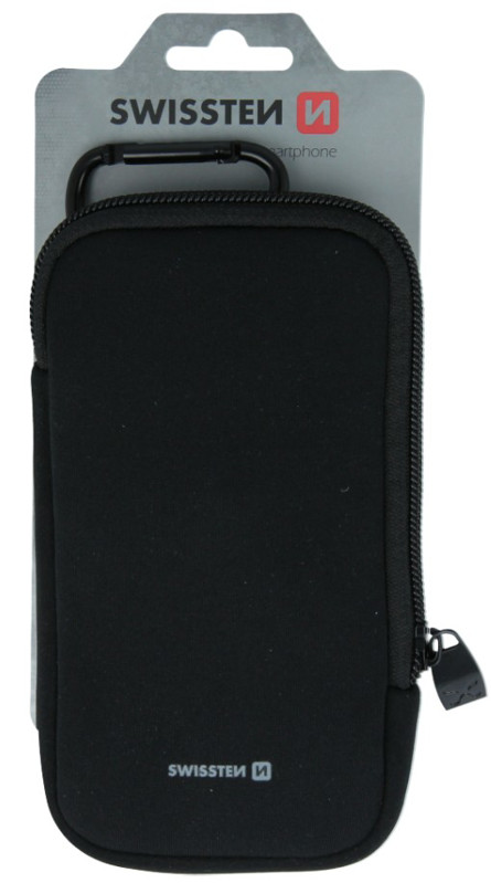 Obrazek SWISSTEN POKROWIEC ZAMYKANY BLACK-ROCK 6,4 cali czarny