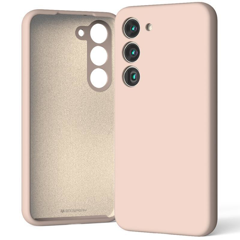 Obrazek Mercury Silicon Case iPhone 16 (6.1), PINK SAND / PUDROWY RÓZ