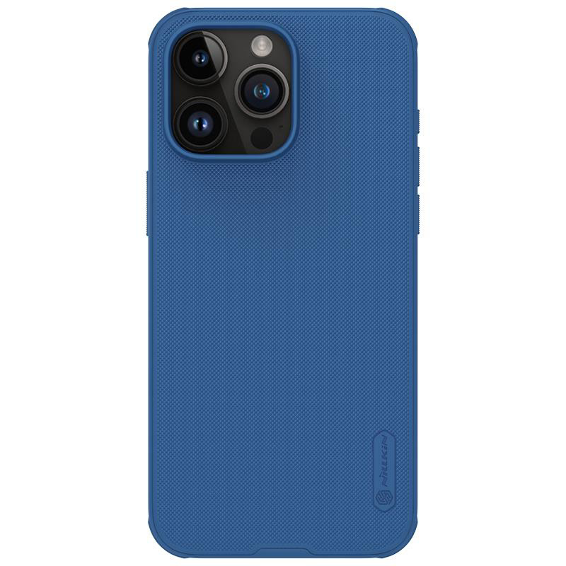 Obrazek NILLKIN super frosted shield PRO IPHONE 15 PRO MAX (6,7) BLUE / NIEBIESKI