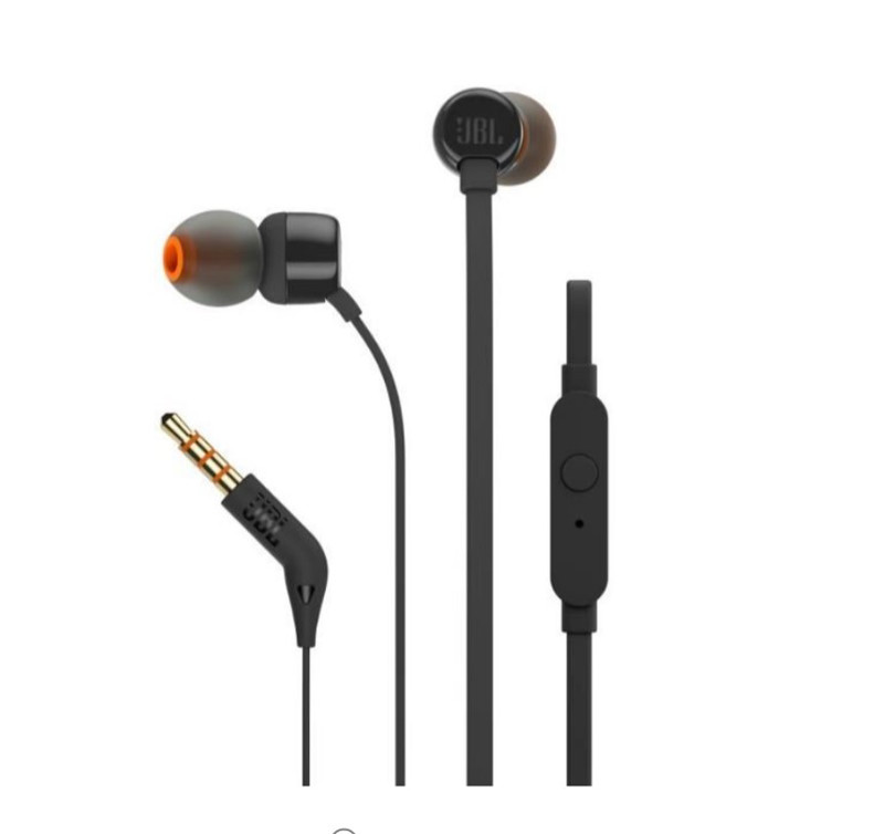 Obrazek T110 JBL zestaw słuchawkowy black