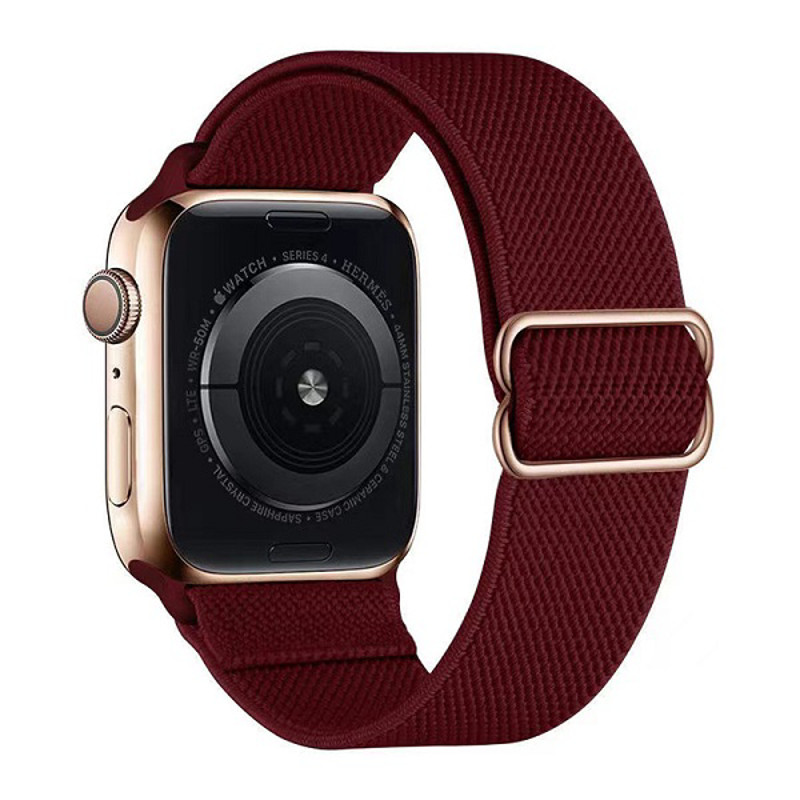 Obrazek Pasek nylonowy Apple watch 42/44/45mm red L