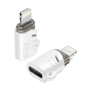 Obrazek XO ADAPTER NB256E USB-C/LIGHTNING biały