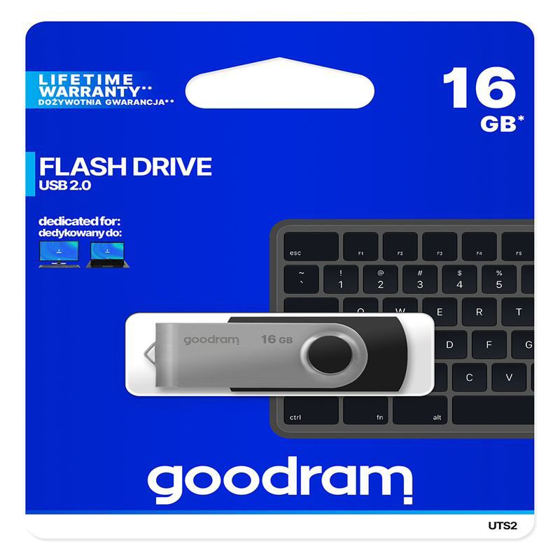 Obrazek PenDrive 2.0 GOODRAM Twister-New 16GB