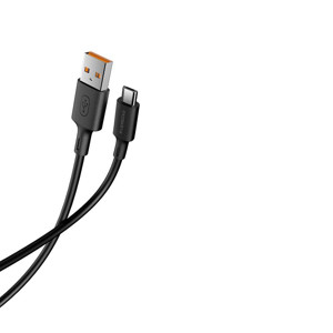 Obrazek Riversong kabel Zeta USB - microUSB 1,0m 2,4A czarny CM118