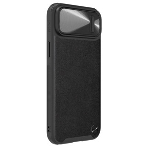 Obrazek NILLKIN CAMSHIELD LEATHER S IPHONE 14 BLACK / CZARNY