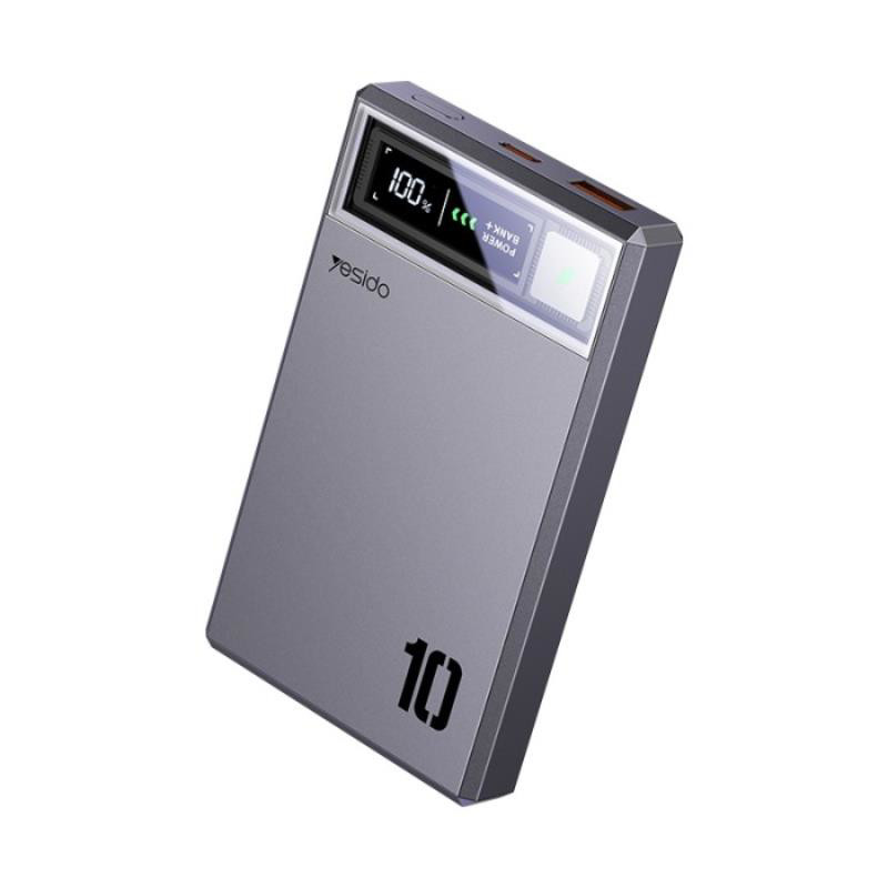 Obrazek yesido Powerbank YP61 10 000 mAh 22.5W

USB-A+C PD20W + 15W MagSafe, LED, SZARY