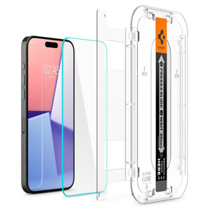 Obrazek SPIGEN GLAS.TR EZ FIT IPHONE 15 PRO + ADAPTER