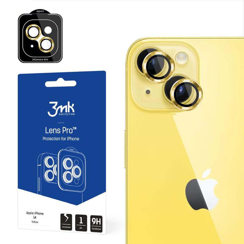 Obrazek 3MK LENS PROTECTION PRO IPHONE 14 YELLOW