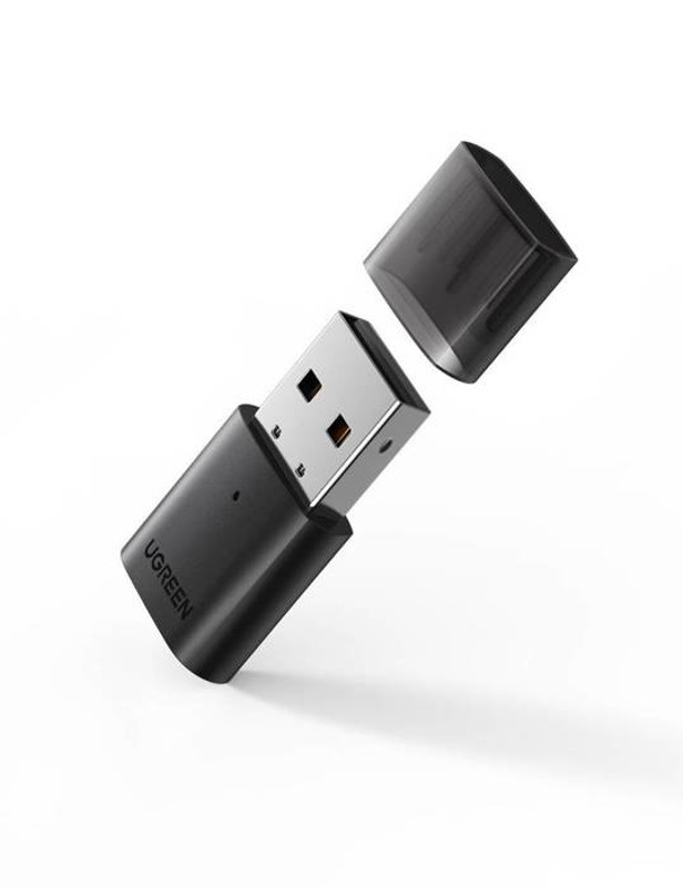 Obrazek Ugreen adapter Bluetooth 5.0 USB-A czarny CM390