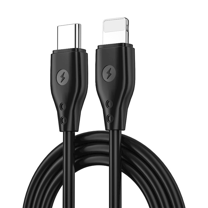 Obrazek WIWU kabel Pioneer Wi-C002 USB-C - Lightning 30W czarny