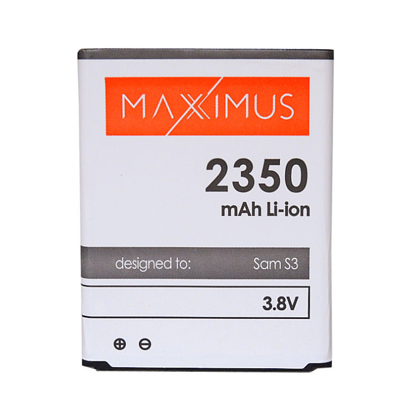 Obrazek Bateria MAXXIMUS Samsung i9300 S3 2350mAh EB-L1G6LLU