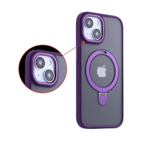 Obrazek MX KICKSTAND MAGSAFE CIRCLE IPHONE 15 (6.1), PURPLE / FIOLETOWY