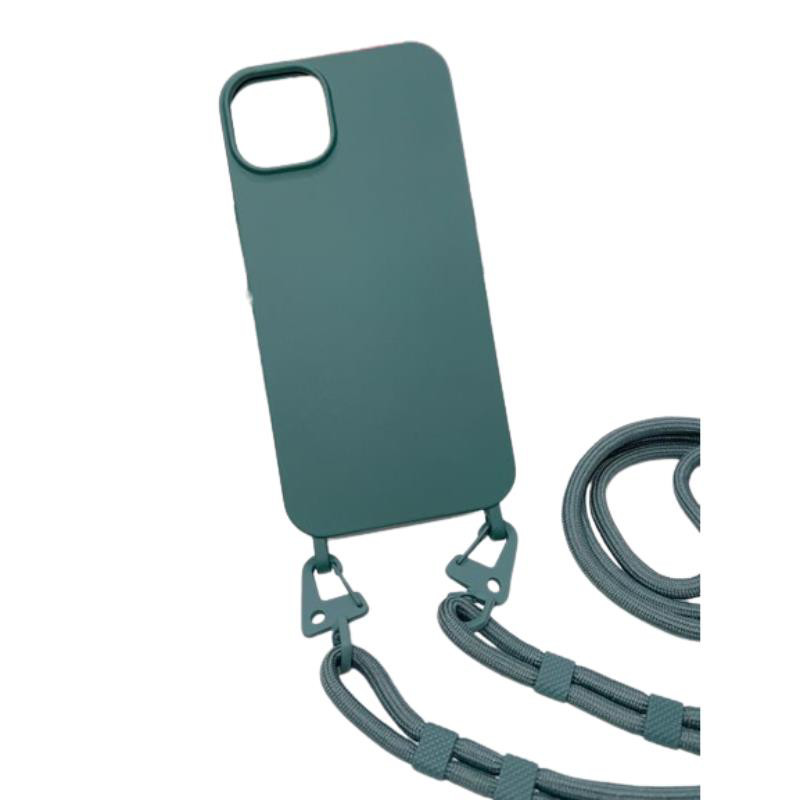 Obrazek Uniwersalna smycz do telefonu / na ramię Hook-07, GREEN / ZIELONY