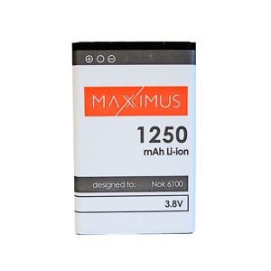 Obrazek Bateria MAXXIMUS NOKIA 6100 1250mAh Li-Ion BL-4C