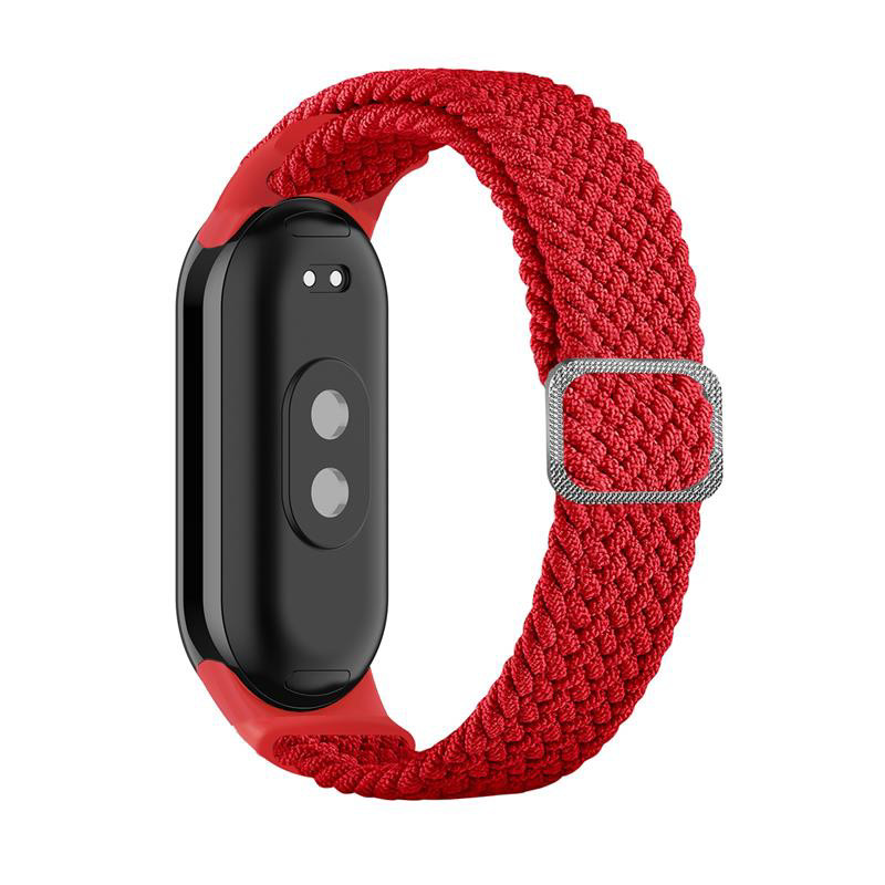 Obrazek Pasek Pleciony Mi Band 8 / M8 (7), RED / CZERWONY