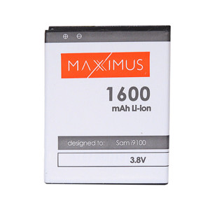Obrazek Bateria MAXXIMUS Samsung i9100 1600 mAh EB-F1A2GBU