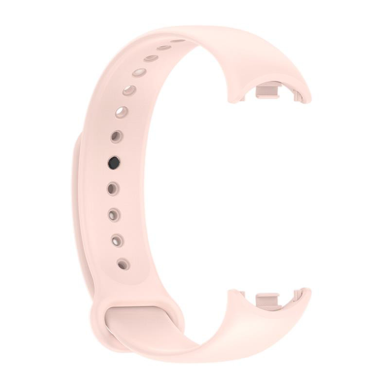 Obrazek Pasek Silikonowy Mi Band 9 / M9 / 8 / M8 (1), LIGHT PINK / PUDROWY RÓŻ