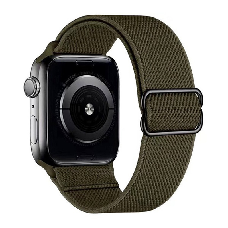 Obrazek Pasek nylonowy Apple watch 42/44/45mm green L