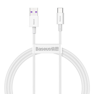 Obrazek KABEL BASEUS SUPERIOR SERIES USB/USB-C 66W 1M WHITE