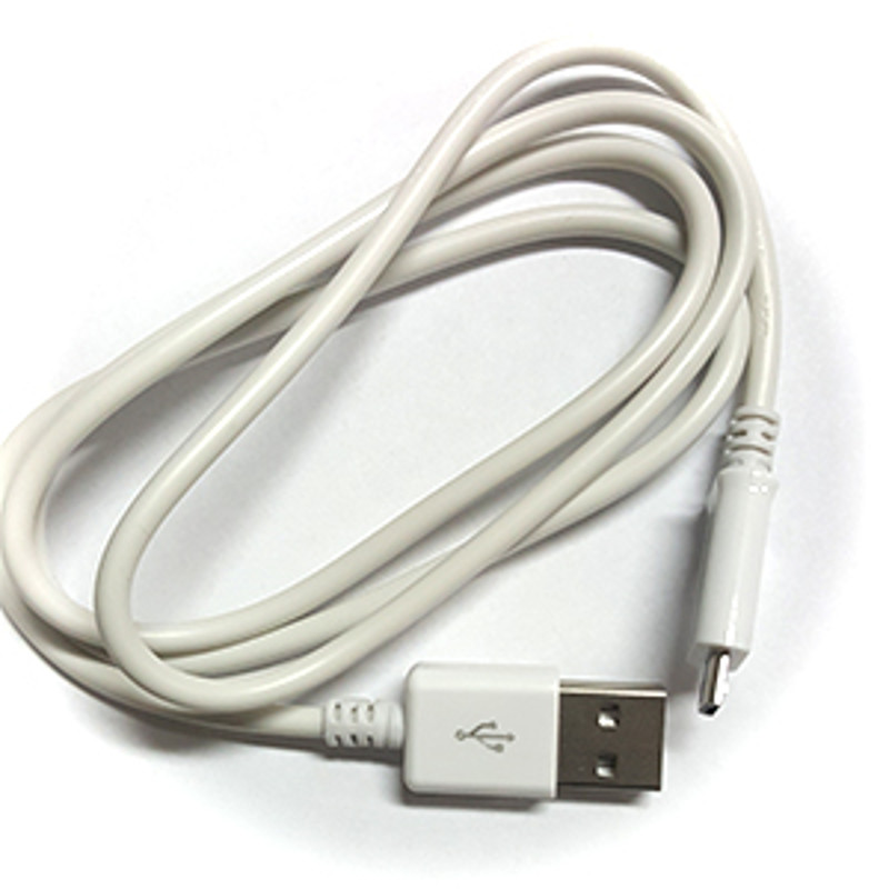 Obrazek Kabel USB - micro-usb OEM biały 85cm