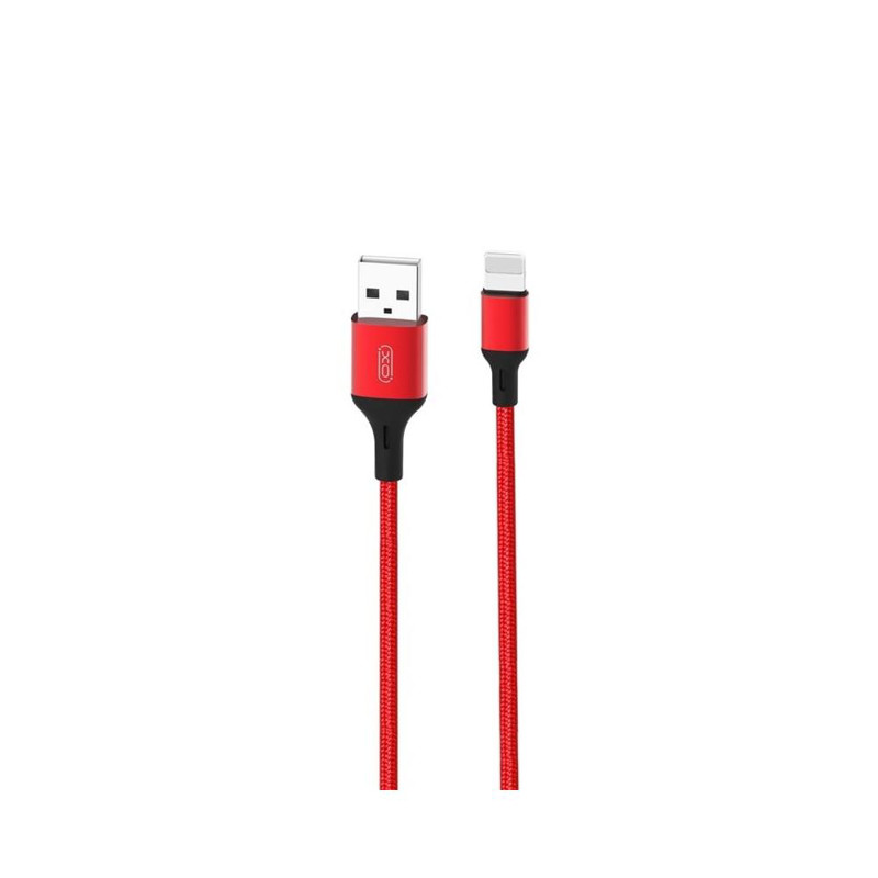 Obrazek XO KABEL NB143 USB-Lightning 2,4A 1M czerwony