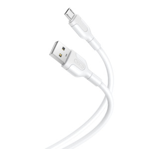 Obrazek XO KABEL NB212 USB-MICRO 2,1A WHITE 1M