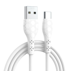 Obrazek XO KABEL NB240 USB/USB-C 1m 2,4A biały