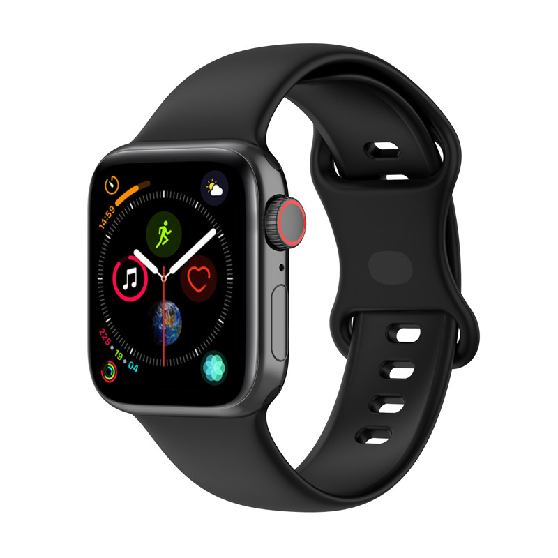 Obrazek Pasek silikonowy Apple watch 38/40/41mm black S